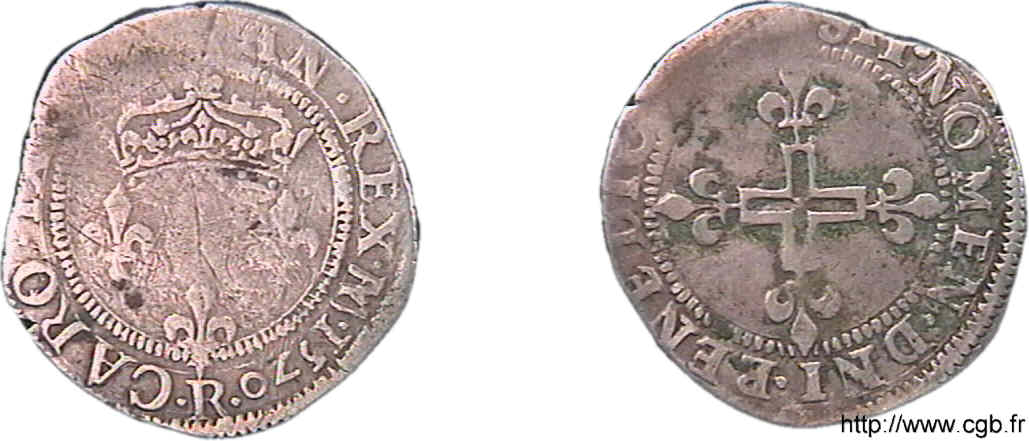 Double sol parisis 1569 R à identifier F04_0136