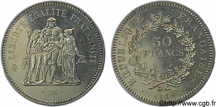 N&deg; m10_0630 50 francs Hercule - 1974