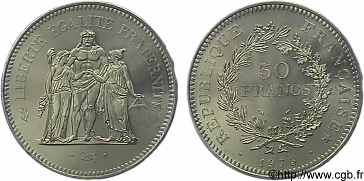 N&deg; m10_0634 50 francs Hercule - 1975