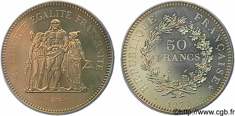 N&deg; m10_0635 50 francs Hercule - 1975