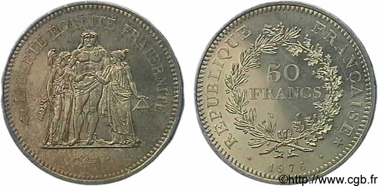 N&deg; m10_0638 50 francs Hercule - 1976