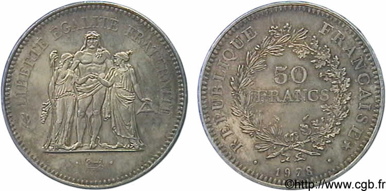 N&deg; m10_0646 50 francs Hercule - 1978