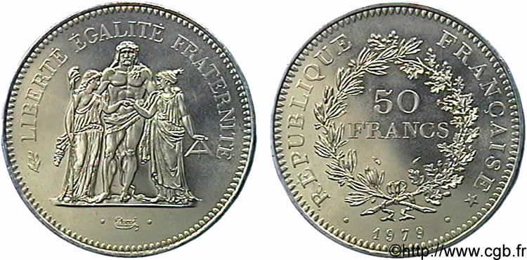 N&deg; m10_0647 50 francs Hercule - 1979