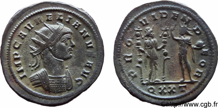 N&deg; r10_0275 Aurelianus - novembre 274 - septembre 275