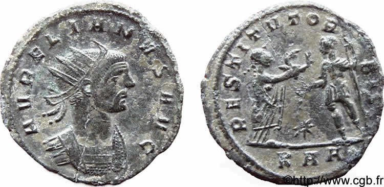 N&deg; r10_1086 Aurelianus - novembre 274 - septembre 275