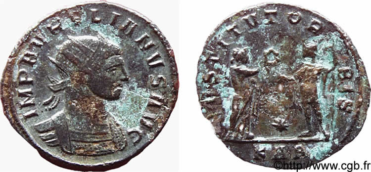 N&deg; r10_1090 Aurelianus - novembre 274 - septembre 275