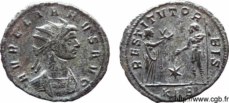 N&deg; r10_1095 Aurelianus - novembre 274 - septembre 275