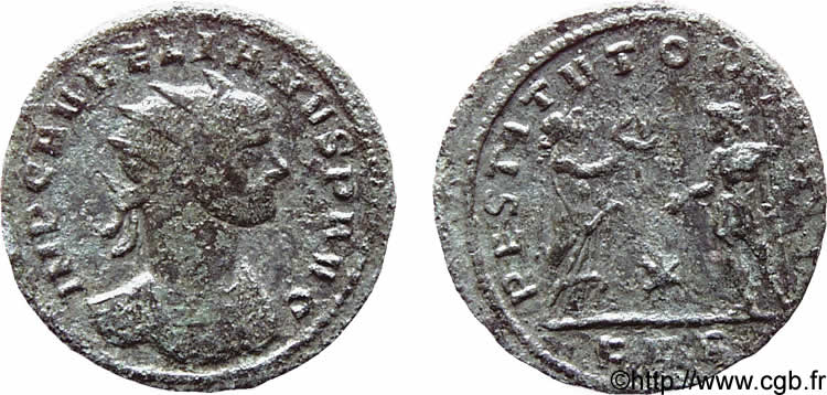 N&deg; r10_1105 Aurelianus - novembre 274 - septembre 275